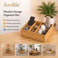 Azviloe™ Wooden Storage Organizer Box